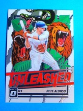 Pete Alonso 2021 Donruss Optic #UNL4 Unleashed Holo New York Mets