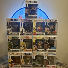 Funko Pop Lot Of 13 Star Wars, Minions, Mortal Kombat, Wayne&rsquo;s World, Marvel