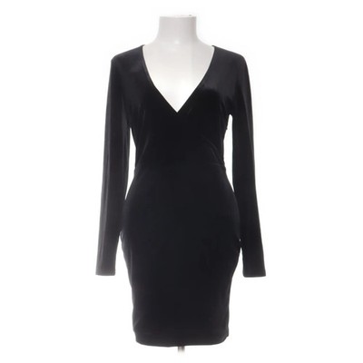 Meshki, Kleid, Größe: L, Schwarz, Elasthan/Polyester, Einfarbig, Samt #u4X