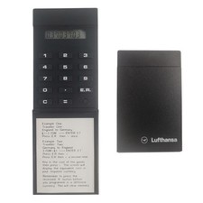 Lufthansa Währungsrechner Wechselkurs Taschenrechner Umrechner Vintage Sammler 