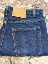 VTG Levi s Orange Tab Bootcut 517 USA Made 36x29 Dark Washed 90s Denim Jeans