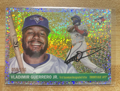 Vladimir Guerrero Jr. 2025 Topps Chrome Platinum #146 Speckle /150