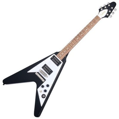 Epiphone Inspired by Gibson Custom Kirk Hammett 1979 Flying V Ebony Metallica