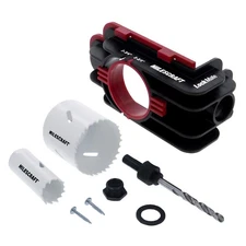 Milescraft 1337 Lock Mate - Door Lock Installation Kit with Jig for Wood/Meta...