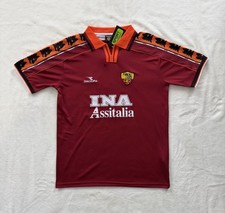 AS Roma 1998-99 Francesco Totti #10 Home Retro Vintage Soccer Jersey – Size XL
