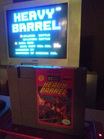 Lot Of 5 NES Games: Bungeling Bay, Heavy Barrell, Renegade, Rescue, Rambo