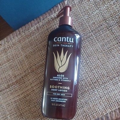 Cantu SKIN THERAPY ~ Aloe Enriched Butter Vitamin E SOOTHING BODY LOTION