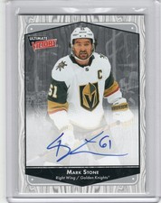 2023-24 UPPER DECK ULTIMATE VICTORY AUTO VEGAS GOLDEN KNIGHTS - MARK STONE SP