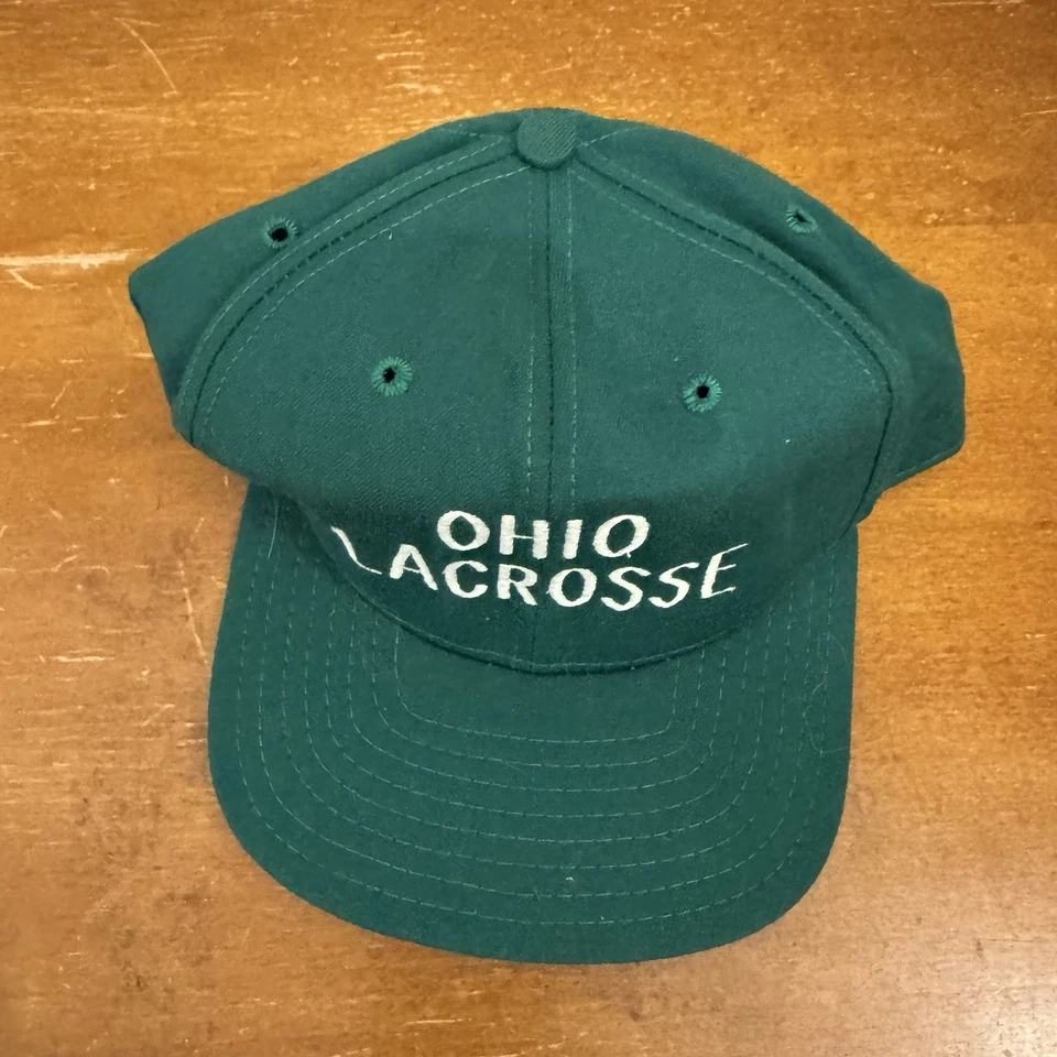 Vintage New Era Pro Model DuPont Visor SnapBack Hat Baseball Cap Green USA - Image 2 of 4