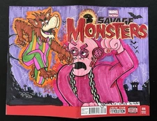 General Mills Monsters On Blank Cover Art