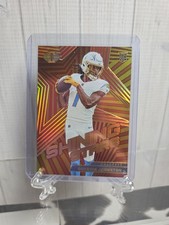 2023 Panini Illusions - Shining Stars Quentin Johnston #23 Red 9/75 (RC)