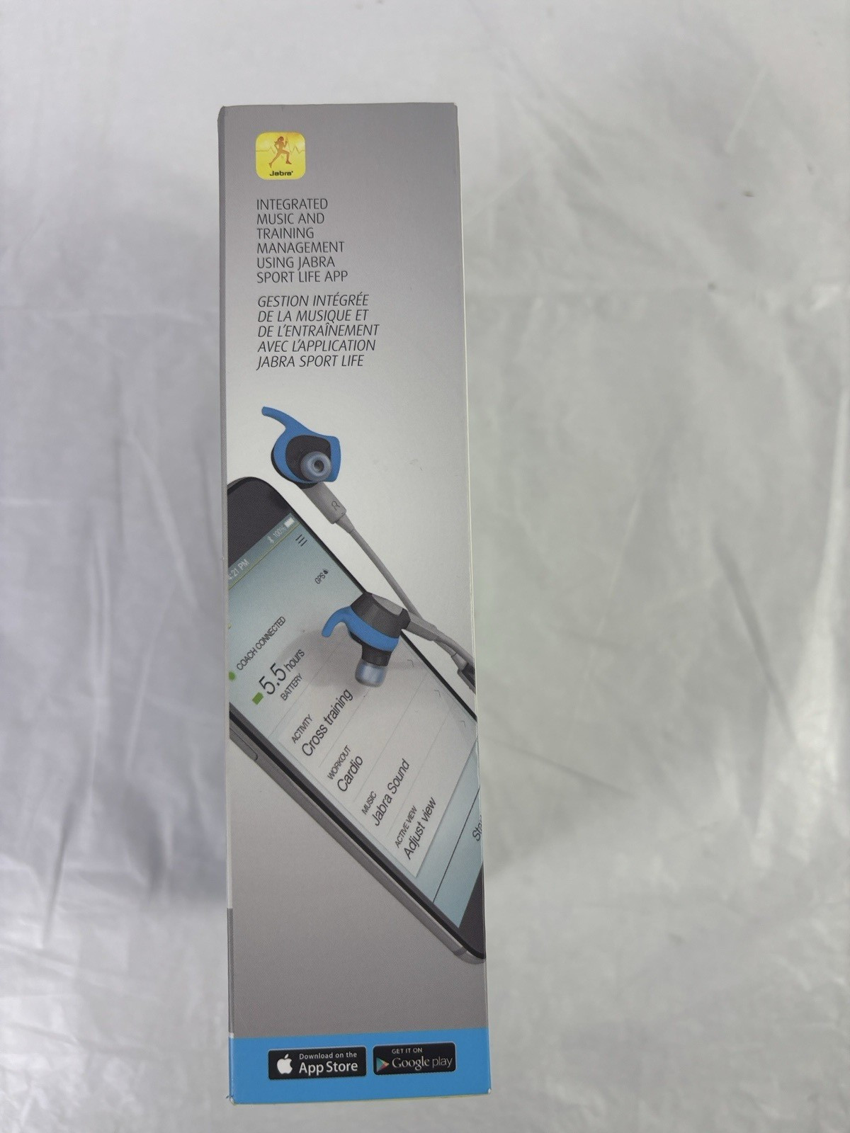 Jabra Sport Coach Bluetooth Wireless Earbuds, Blue 100-97500001-02 New, Sealed