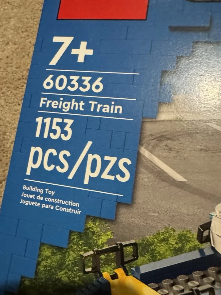 Lego City Freight Train 60336 Building Kit 1153 Pcs Set - Image 2 of 4