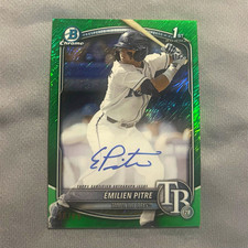 Emilien Pitre Bowman 2025 Green /99 Auto