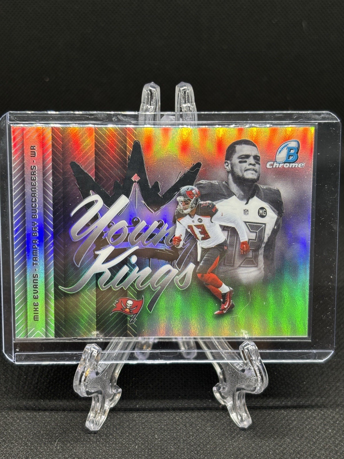 Topps 2014 Bowman Chrome Young Kings Refractor Mike Evans Buccaneers YK-8