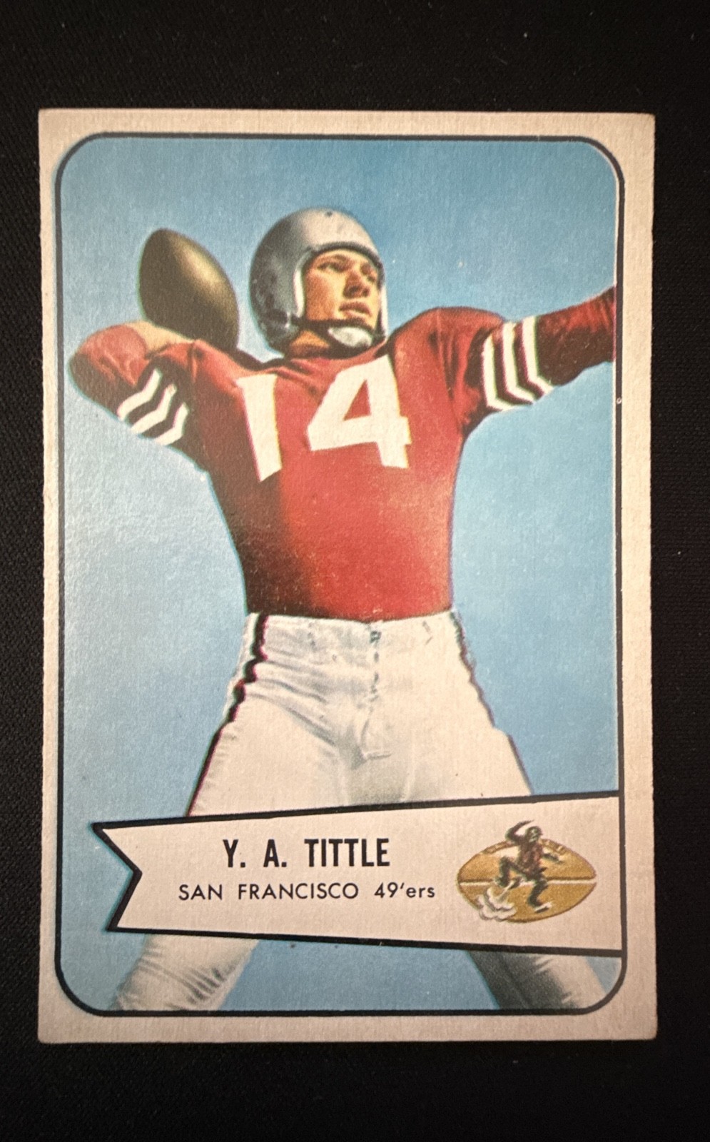 1954 Bowman - Y.A. Tittle #42
