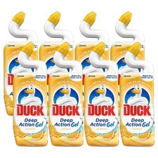 Duck Deep Action Citrus Splash Fragrance Gel Formula Toilet Cleaner 750ml x8 3.12 per litre