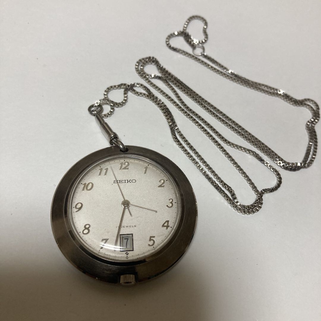 Seiko 6602-9010 Analog Men Antique Pocket Watch Vintage 915724736