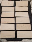 Vintage 1980 Hand Painted Wall Tiles 6x2 3/4" Set of 12 Mushroom Italian Ceramic — photo 9