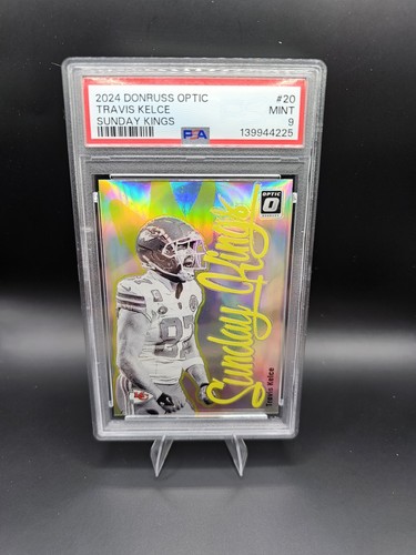 2024 Donruss Optic Travis Kelce Sunday Kings PSA 9