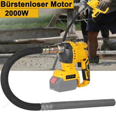 CERBIUT Betonrüttler Rüttler 6000 rpm Betonverdichter Rüttelflasche Für Makita No Akku