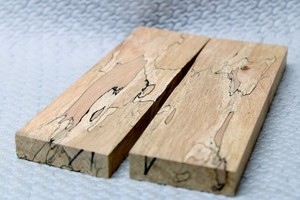 (2054) Spalted Maple Extra Large Gun and Knife Scales 1/2" x 2" x 6-1/2"