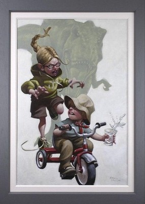Halten Sie absolut still, ihre Vision basiert auf Bewegung - Tafel von Craig Davison.