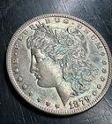 1879 Morgan Silver Dollar BU Gorgeous toning! No reserve