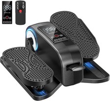 Under Desk Elliptical Machine, 2-In-1 Electric Leg Exerciser for Seniors, Quiet