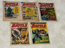 5 x Battle Picture Weekly  Comics 1975 No.2 - 5 & 10th May Issue (read desc)
