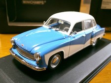 Minichamps 1/43 Wartburg A312 Saloon 1958Y Blue/White
