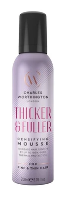 Charles Worthington Thicker and Fuller Densifying Mousse, Hair Thickening