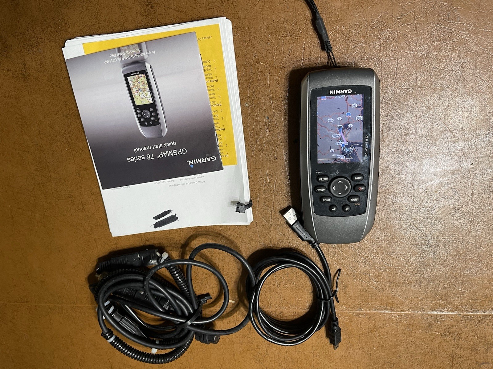 Garmin GPSMAP 78sc Handheld GPS Map Receiver Color Display IOB