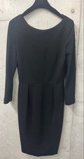 USED GUCCI BLACK LONG-SLEEVED DRESS, SIZE GOOD