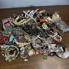 Vintage & Modern Jewelry 3 LB Lot Costume Repair Crafts Repurpose Junk Drawer