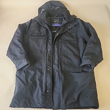 Giacca trapuntata foderata Loro Piana Zelander Storm System isolata Shell taglia M nera