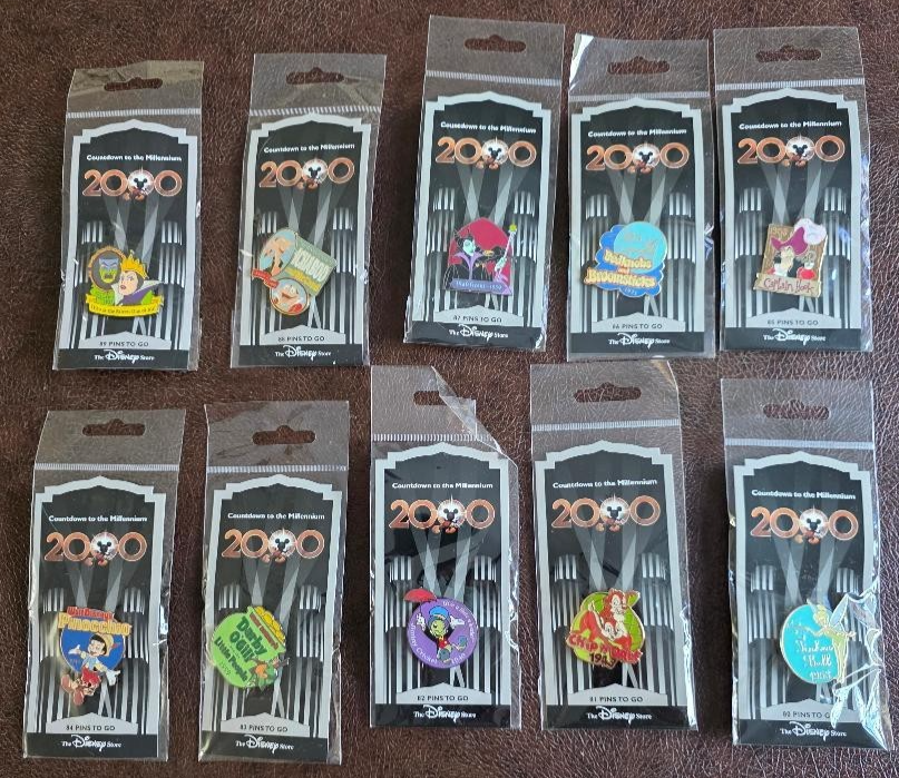 Disney Pins Countdown to the Millennium 101 plus Error | eBay