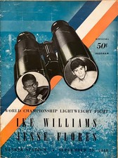 Vintage Original 1948 Sugar Ray Robinson Kid Gavilan Official Program Scorebook