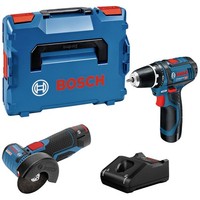 Bosch Professional 0615990N2U Werkzeugset AkkugeräTe, Elektriker, Heimwerker...