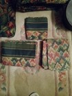 3PC CROSCIL TWIN SET.ALSO 1 SET OF SHEETS & VALANCE .BEAUTIFUL ROSES RET.LUX — photo 8