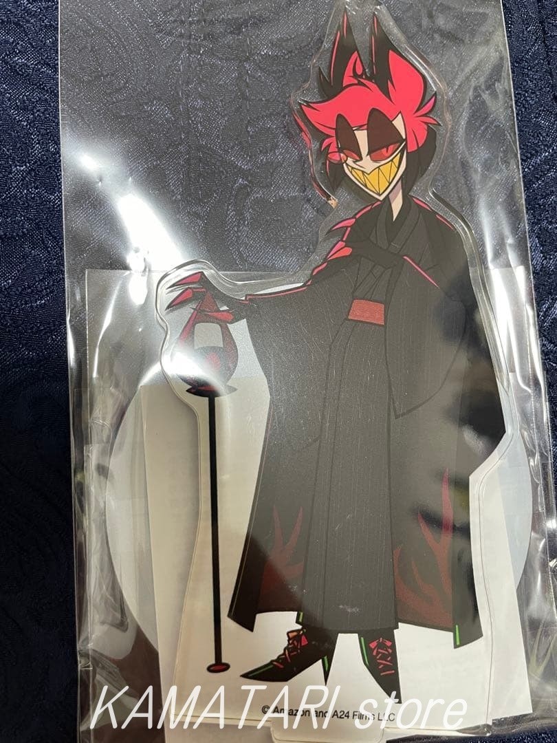 Hazbin Hotel Acryl Stand Figuur Alastor Angel Dust Lucifer Anime Desktop Display Staande Figuren Dubbelzijdig Acryl Decoratie Beeldje Model Thuis Auto Ornamenten Geschenkcollectie