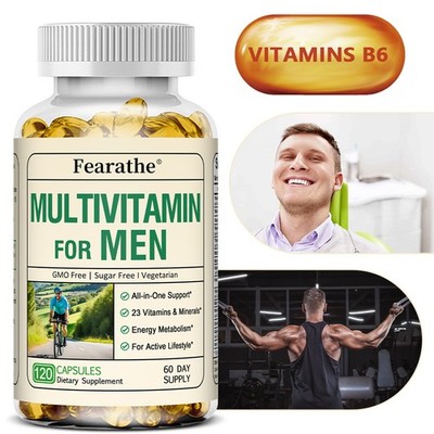 Multivitamin For Men Mens Promotes Prostate And Reproductive Health 30-120 Pills
