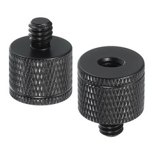 2Pcs Tripod Screw Adapter M6 Female to 1/4" Male Tripod Nut Camera Mount Screw