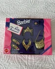 Vintage Mattel 1995 Barbie Pretty Treasures Gold Tiara Accessories Pack 13755