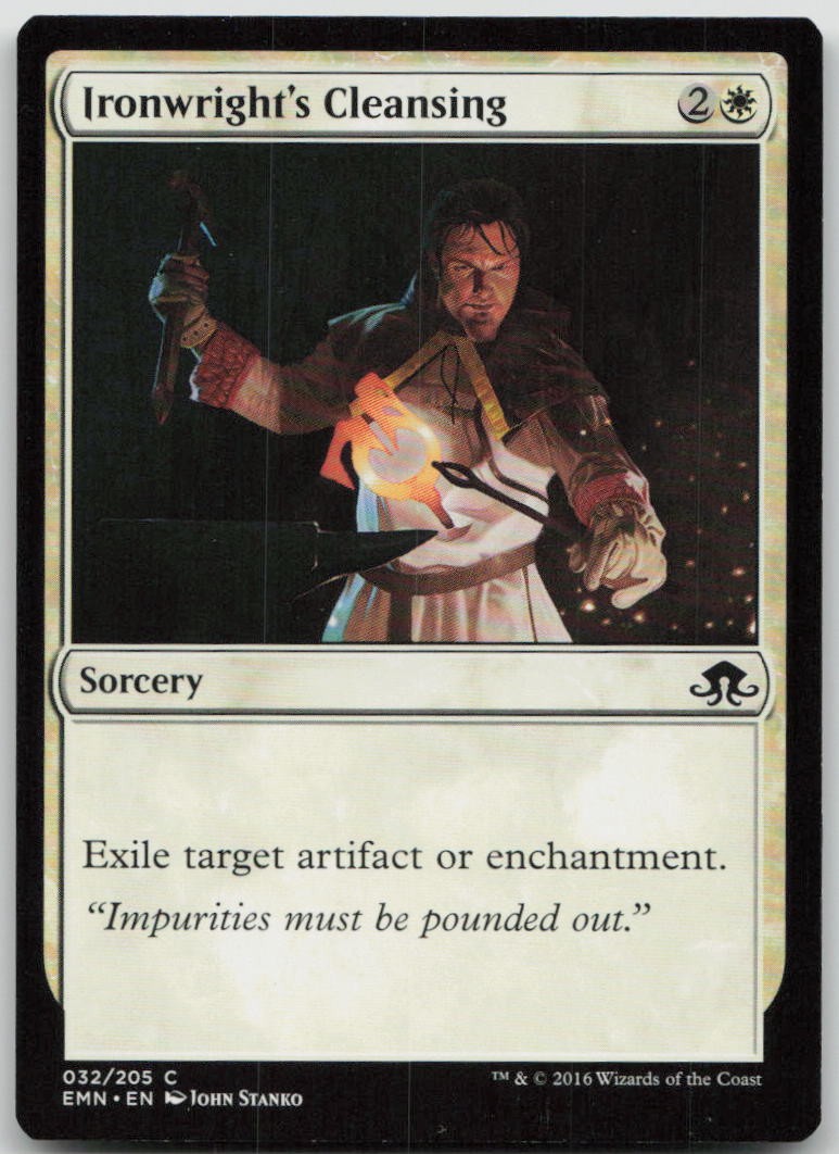 Ironwright's Cleansing #32 Common Eldritch Moon Magic: The Gathering MP