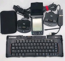 Palm 3 IIIXE Handheld PDA Sync Docking Stations Portable Keyboard  Stylus Works