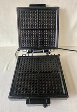 VTG Dazey Short Order Chef Panini Sandwich Maker Waffle Baker Griddle Clean