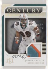 2020 National Treasures Century Materials Holo Silver /25 Jason Taylor HOF 0c3