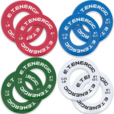 Juego de placas de peso fraccionarias, micro placas de peso inodoras para barras olímpicas