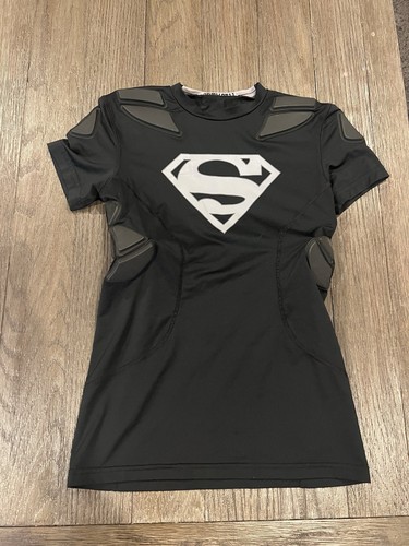 Under Armour Superman Alter Ego Compression Football Padded Shirt Youth Medium